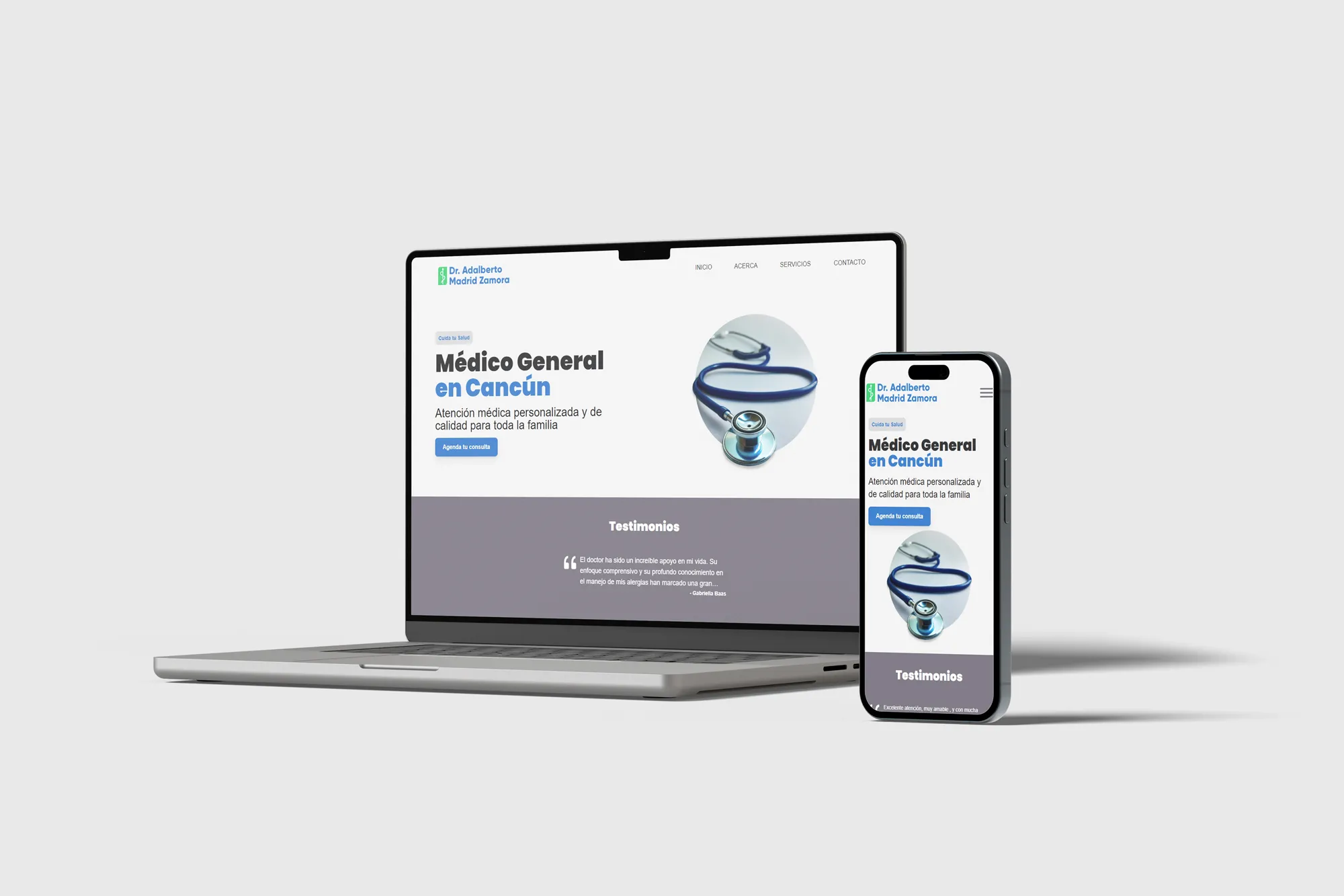 Diseño Web para consultorio Médico