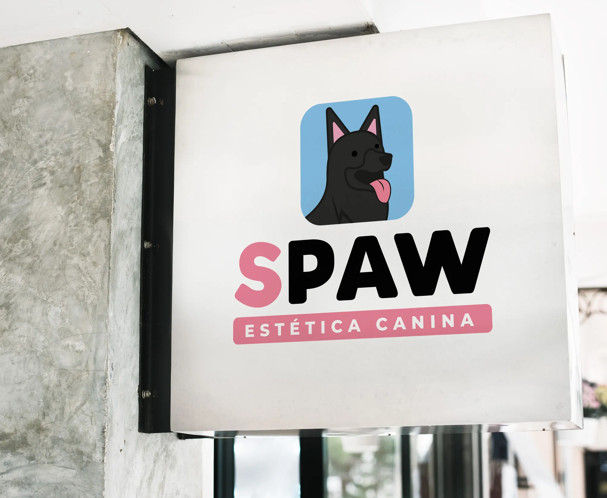 Diseño de logotipo para estética canina